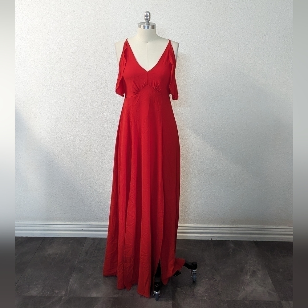 NEW AX Armani Exchange Paris Maxi Dress Red 6 cocktail wedding party evening